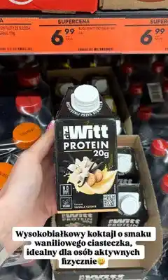 Biedronka Napój proteinowy Dr Witt Vanilla Cookie oferta