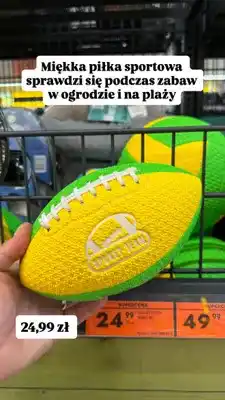 Biedronka Miękka piłka sportowa Softtouch Spokey oferta