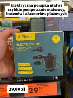 Biedronka Elektryczna pompka Plener 12x10x11,5cm oferta