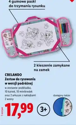Lidl Zestaw do rysowania w wersji podróżnej oferta