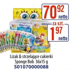 AT Lizak & strzelające cukierki Sponge Bob oferta