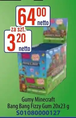 AT Gumy Minecraft Bang Bang Fizzy Gum oferta