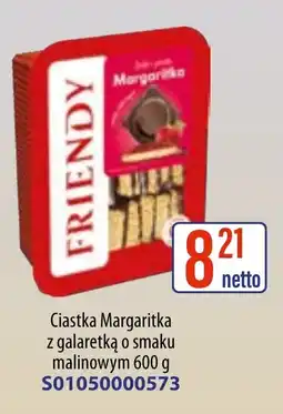 AT Friendy Ciastka Margaritka z galaretką o smaku malinowym oferta