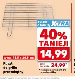 Kaufland Ruszt do grilla prostokątny oferta