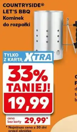 Kaufland COUNTRYSIDE LET'S BBQ Kominek do rozpałki oferta