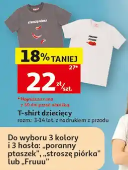 Auchan T-shirt dziecięcy oferta