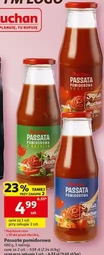 Auchan Passata pomidorowa Auchan oferta