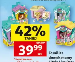 Auchan Families domek mamy Little Live Pets oferta