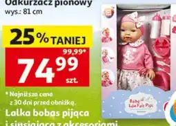 Auchan Lalka bobas pijąca i siusiająca z akcesoriami oferta