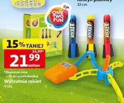 Auchan Wyrzutnia rakiet 4 szt oferta