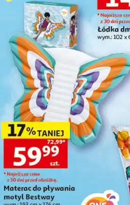 Auchan Materac do pływania motyl Bestway oferta