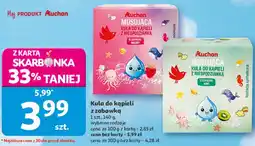 Auchan Auchan Musująca kula do kąpieli z niespodzianką oferta