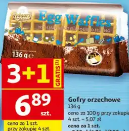 Auchan Gofry orzechowe Egg Waffles oferta