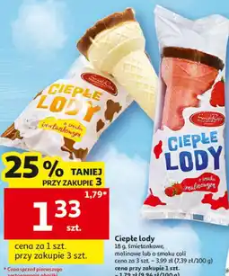 Auchan Ciepłe lody SmakRaj oferta