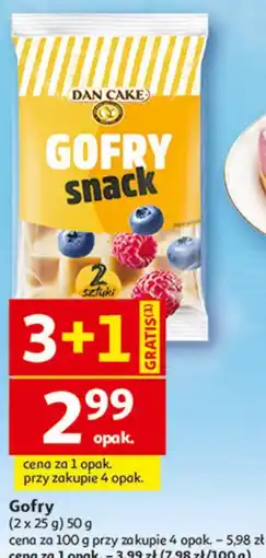 Auchan Gofry Dan Cake Gofry snack oferta
