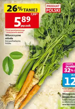 Auchan Włoszczyzna młoda oferta
