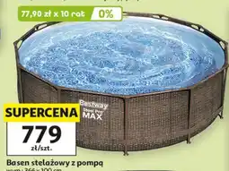 Auchan Basen stelażowy z pompą oferta