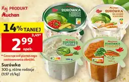 Auchan Surówka, różne rodzaje oferta