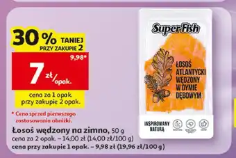 Auchan Łosoś wędzony na zimno oferta
