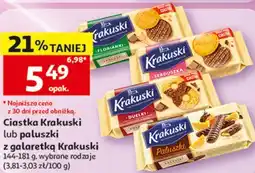 Auchan Ciastka Krakuski lub paluszki z galaretką Krakuski oferta