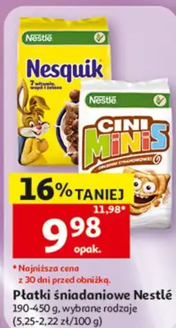 Auchan Płatki śniadaniowe Nestlé oferta