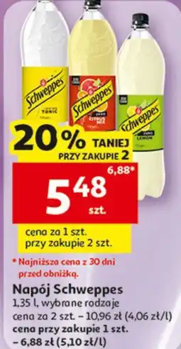 Auchan Napój Schweppes oferta