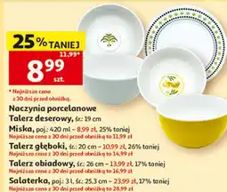 Auchan Naczynia porcelanowe actuel oferta