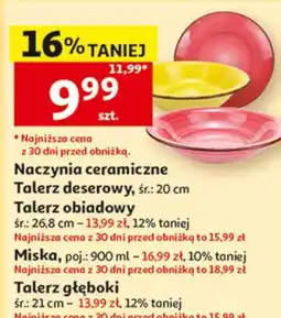 Auchan Naczynia ceramiczne actuel oferta