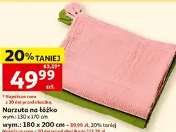 Auchan Narzuta na łóżko oferta