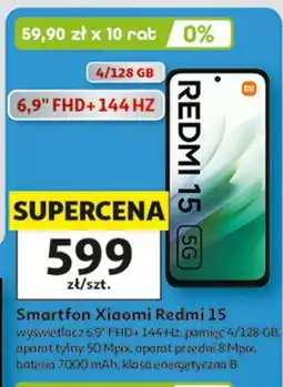 Auchan Smartfon Xiaomi Redmi 15 oferta