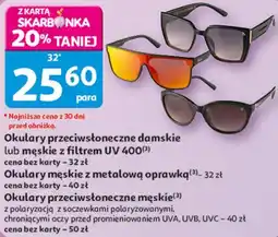 Auchan Okulary przeciwsłoneczne damskie lub męskie oferta