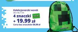 Auchan Kolekcjonerski worek Minecraft oferta