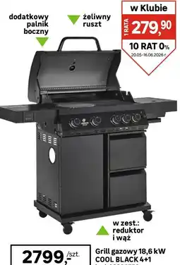 Leroy Merlin LANDMANN Grill gazowy 18,6 kW COOL BLACK 4+1 oferta