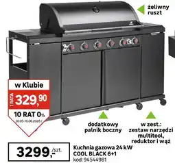Leroy Merlin LANDMANN Kuchnia gazowa 24 kW COOL BLACK 6+1 oferta
