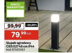 Leroy Merlin Słupek ogrodowy CIES E27 45 cm IP44 oferta