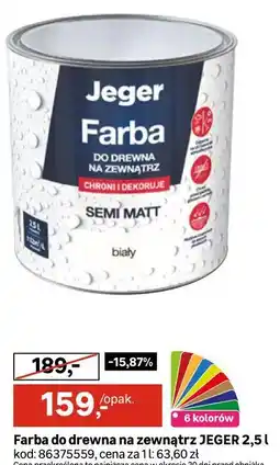 Leroy Merlin Farba do drewna na zewnątrz JEGER oferta