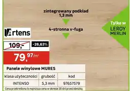Leroy Merlin Panele winylowe MURES oferta