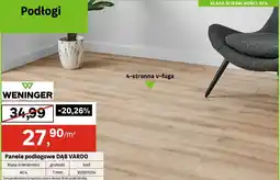 Leroy Merlin Panele podłogowe DĄB VARDO oferta