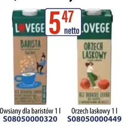 AT Lovege Owsiany dla baristów oferta