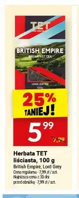 Twój Market Herbata liściasta TET British Empire oferta
