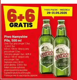 Twój Market Piwo Namysłów Pils oferta