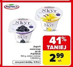 Carrefour Skyr owocowy Piątnica oferta