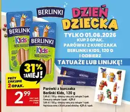 Twój Market Parówki z kurczaka Berlinki Kids oferta