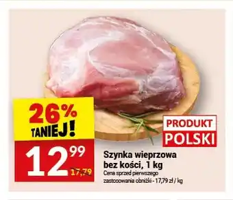 Twój Market Szynka wieprzowa bez kości oferta