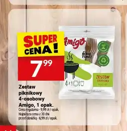 Twój Market Zestaw piknikowy 4-osobowy Amigo oferta