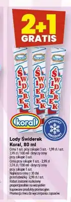 Twój Market Lody Świderek Koral oferta
