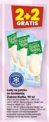 Twój Market Lody na patyku ze śmietanką Zielona Budka oferta