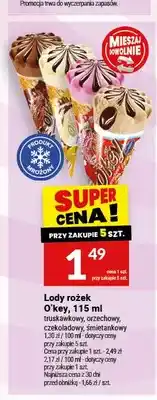 Twój Market Lody rożek O'key truskawkowy oferta