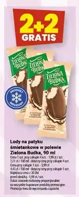 Twój Market Lody na patyku śmietankowe w polewie Zielona Budka oferta