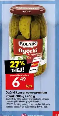 Twój Market Ogórki konserwowe premium Rolnik oferta